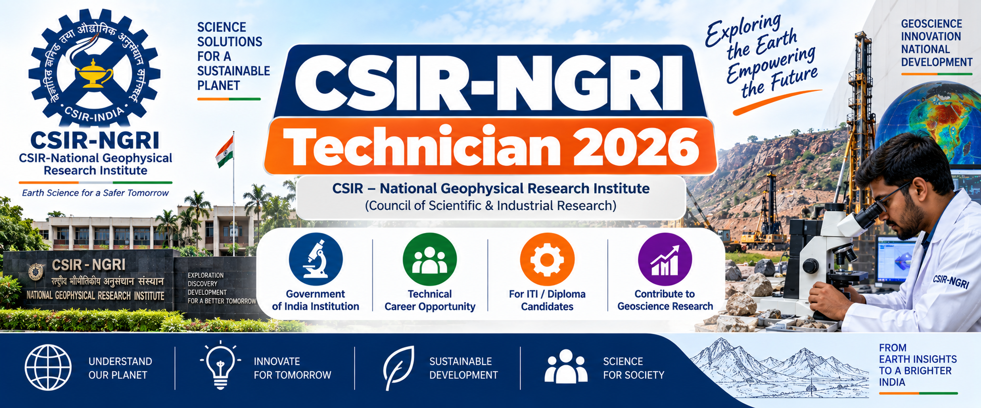 CSIR-NGRI Technician Recruitment 2026 – 21 Posts