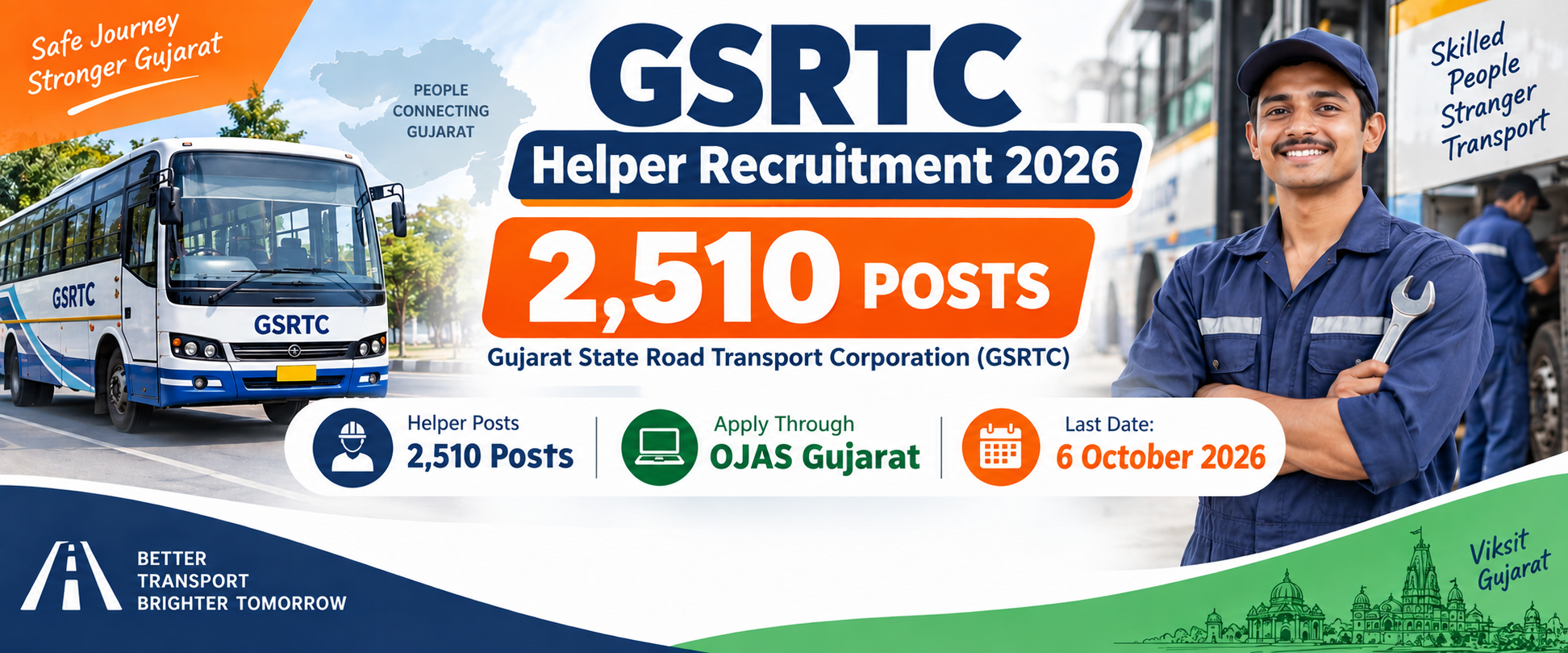 GSRTC Helper Recruitment